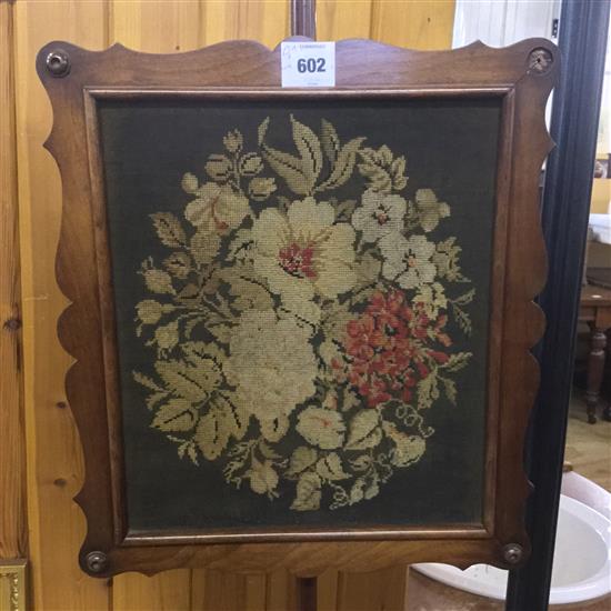 Victorian pole screen